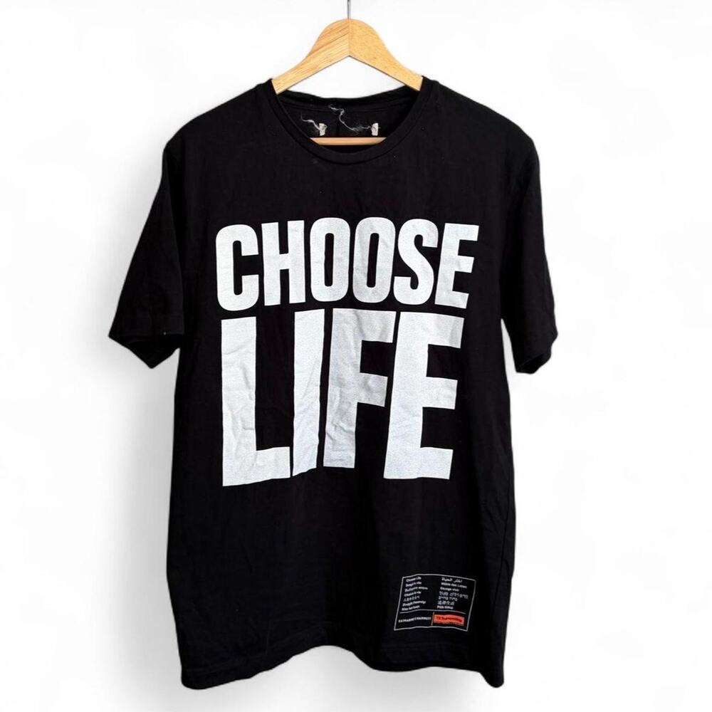 Trainspotting 2 Katherine E Hamnett Choose Life Tee Movie Mens M Streetwear
